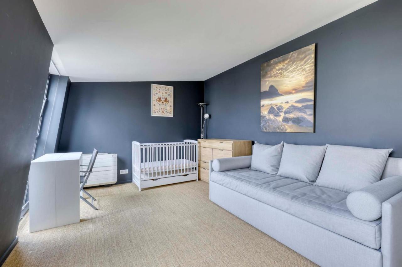 Luxury Penthouse With A/c Terrace & View-le Marais Apartment *